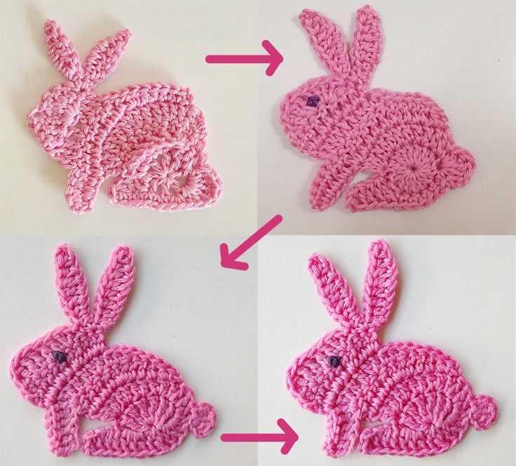 Elephant motif knitting pattern