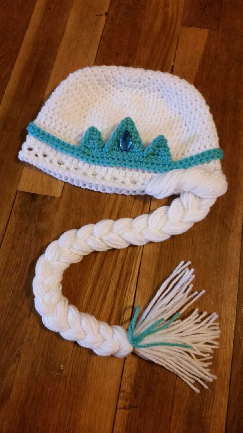 Elsa knitted hat pattern
