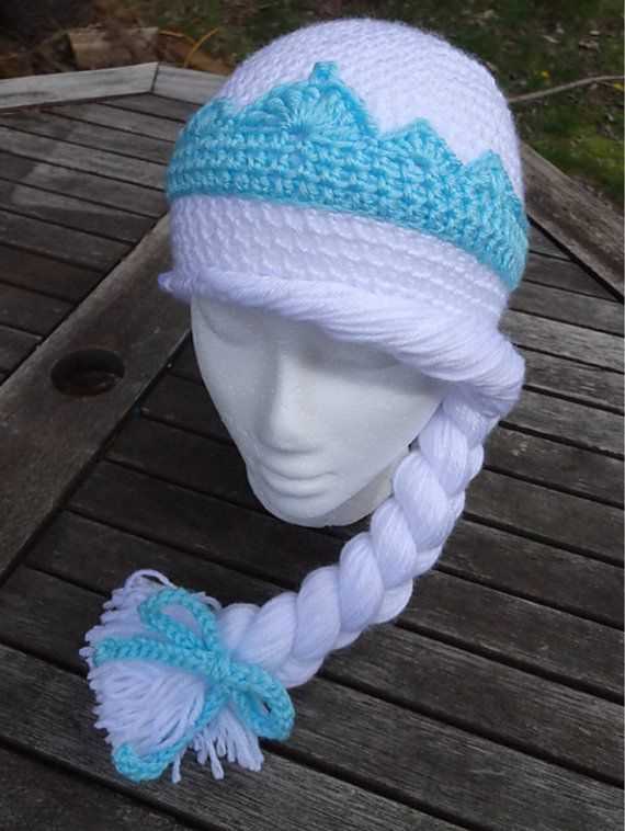 Elsa knitted hat pattern