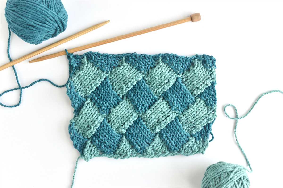 Entrelac knitting pattern free