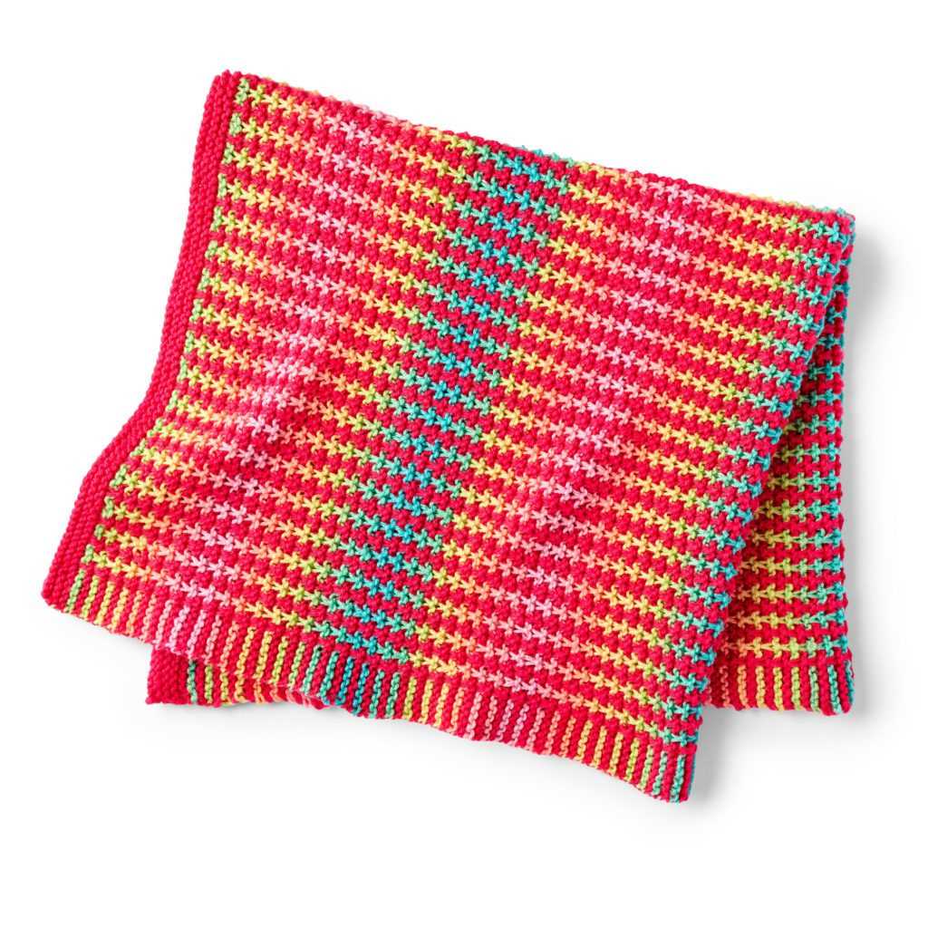 Eyelet blanket knitting pattern