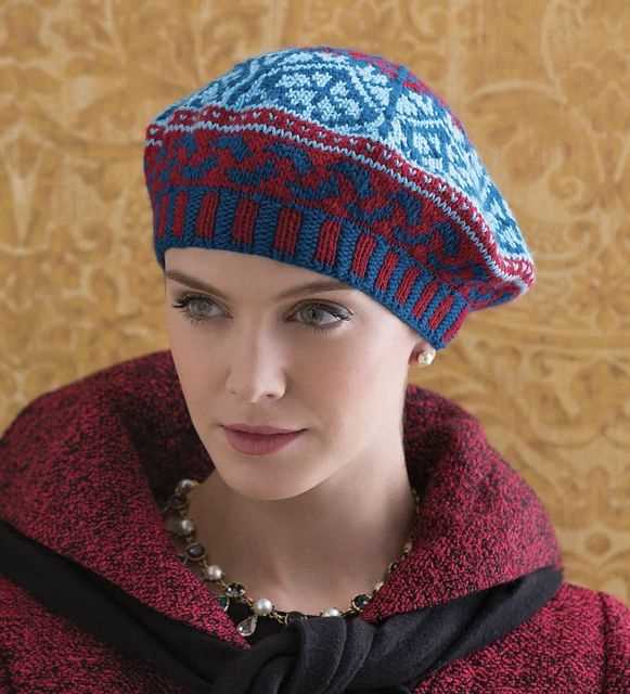 Fair isle beret knitting pattern free
