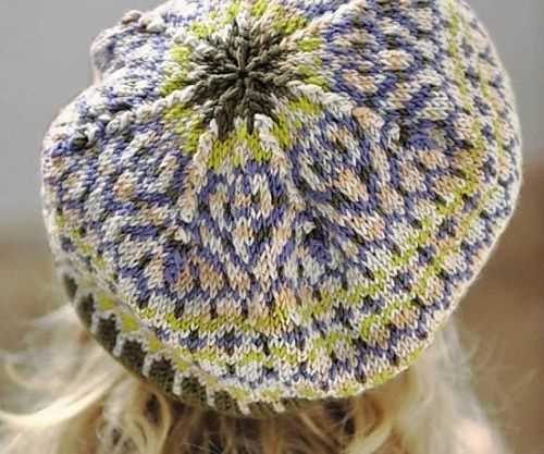 Fair isle beret knitting pattern free