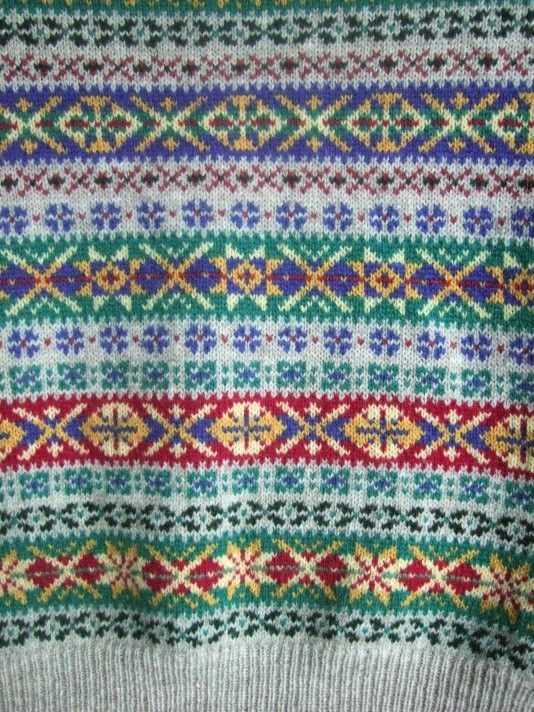 Fair isle dress knitting patterns