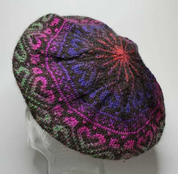 Fair isle beret knitting pattern free
