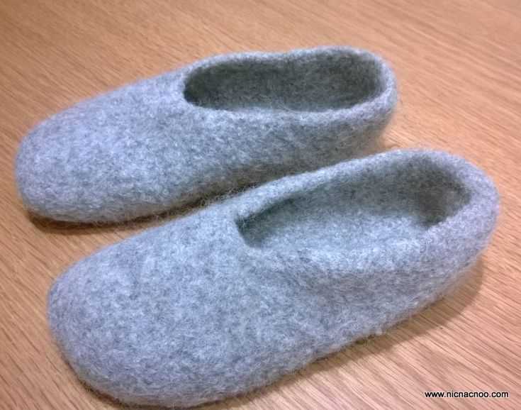 Felted slippers knitting pattern free