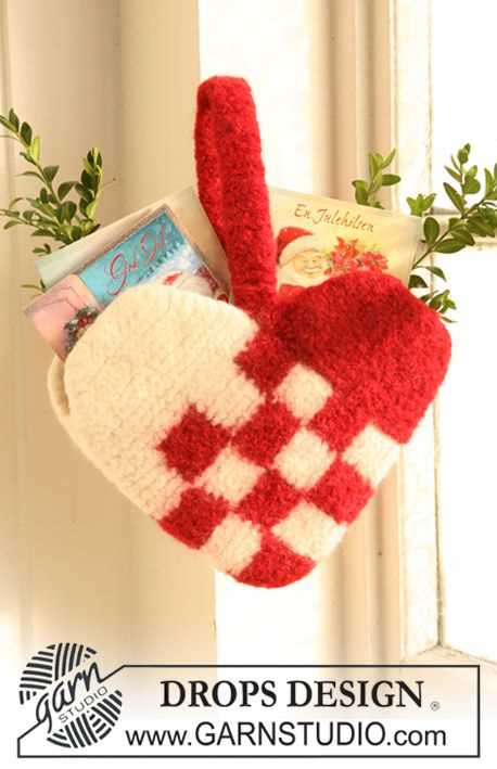 Felted christmas stocking knit pattern