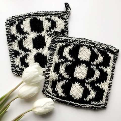 Felted pot holder knitting pattern