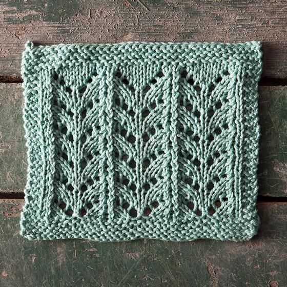 Fern lace knitting pattern