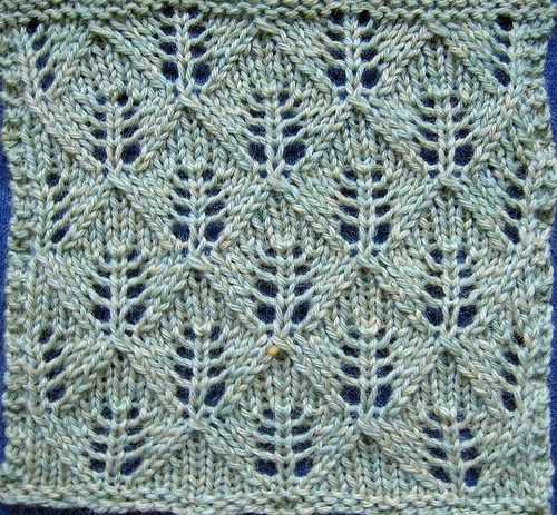 Fern lace knitting pattern