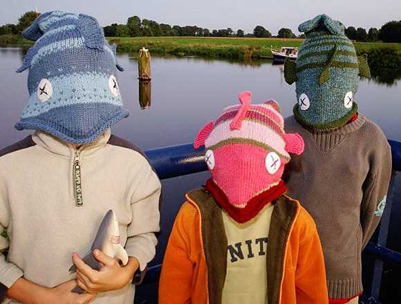 Fisherman hat pattern knit