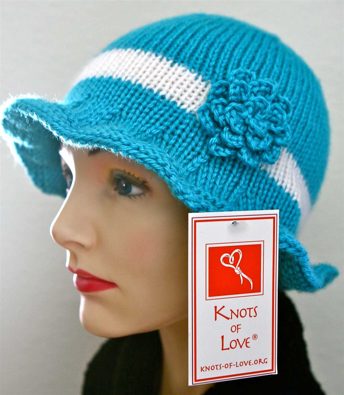 Floppy brim hat knitting pattern