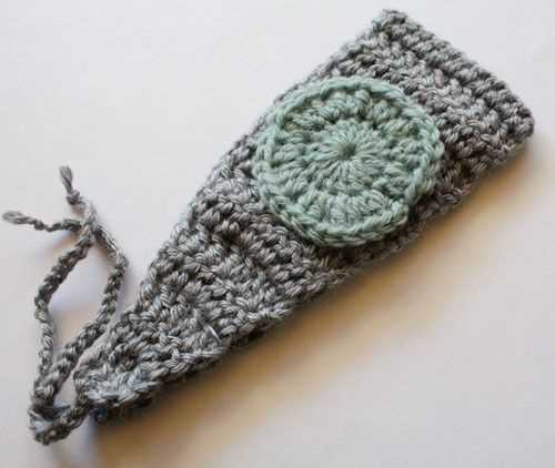 Flower knit headband pattern