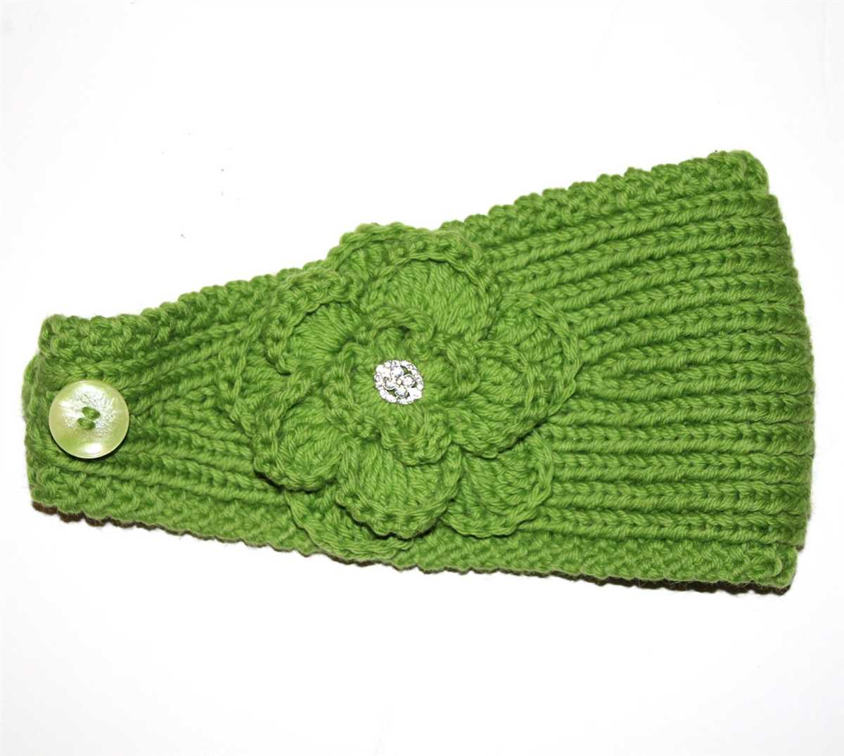 Flower knit headband pattern