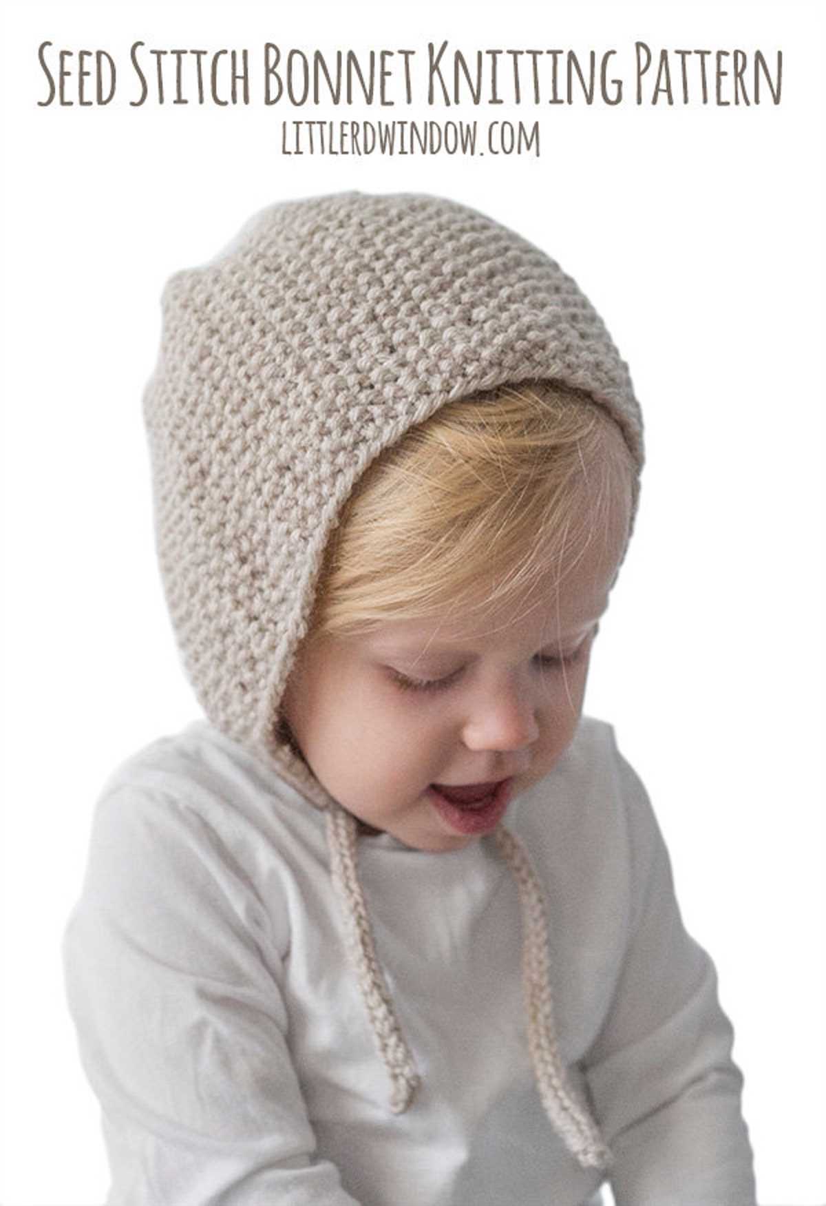 Fly bonnet knitting pattern