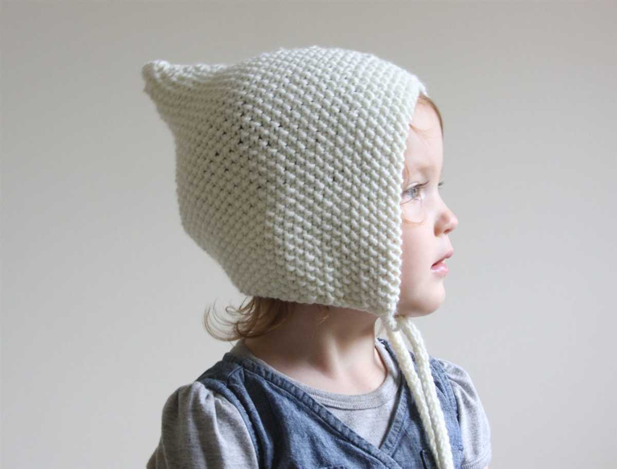 Fly bonnet knitting pattern