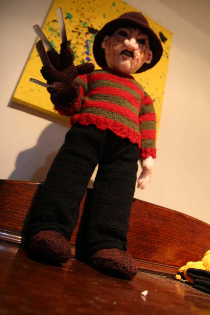 Freddy krueger knitting pattern