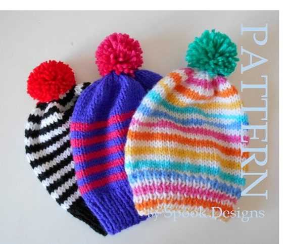 Free baby beanie knitting pattern