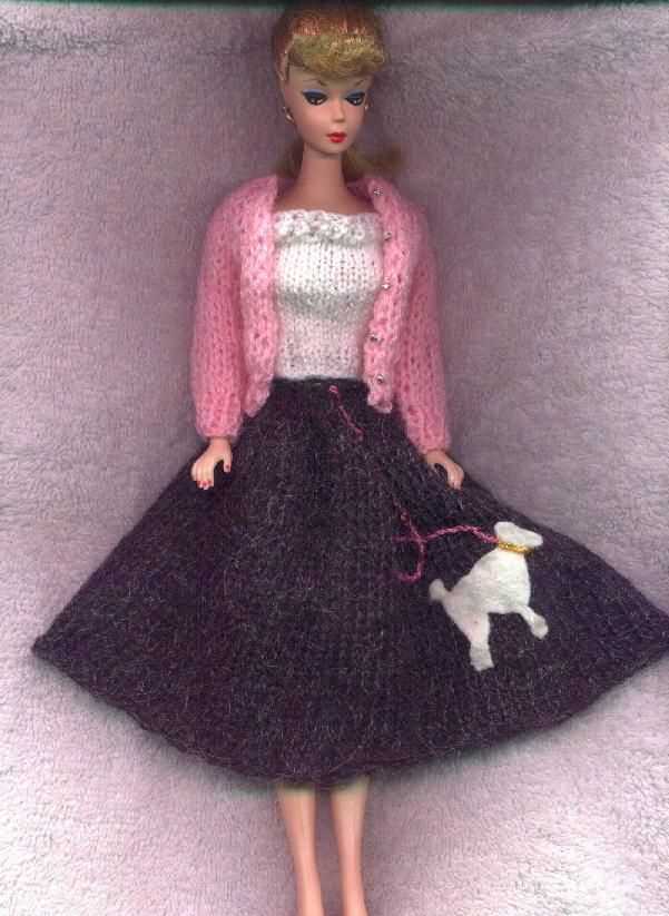 Free barbie knitting patterns pinterest