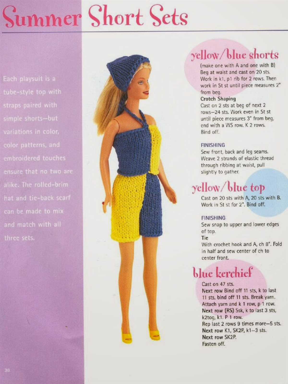 Free barbie knitting patterns pinterest