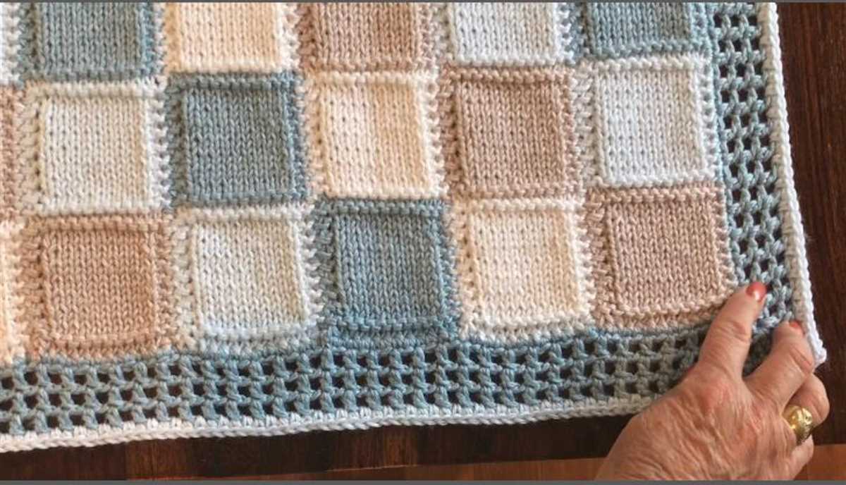 Free blanket square knitting patterns