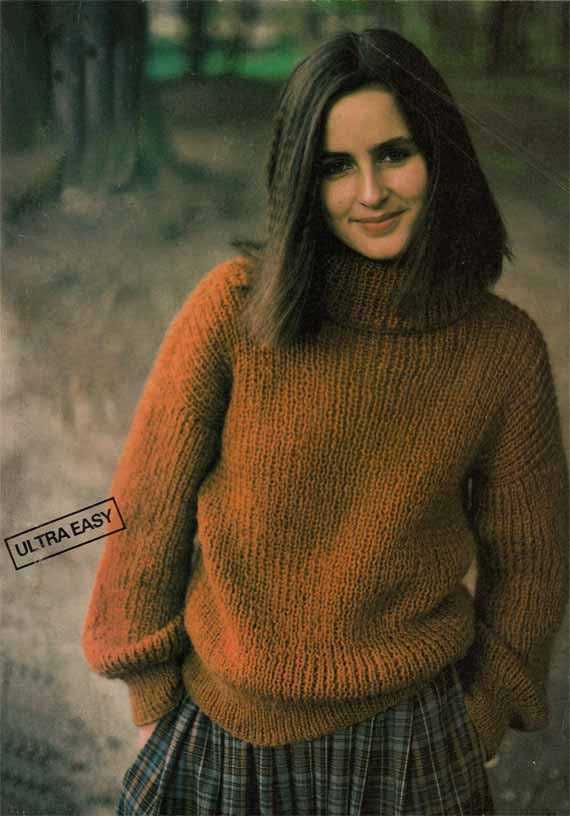Free boxy sweater knitting pattern