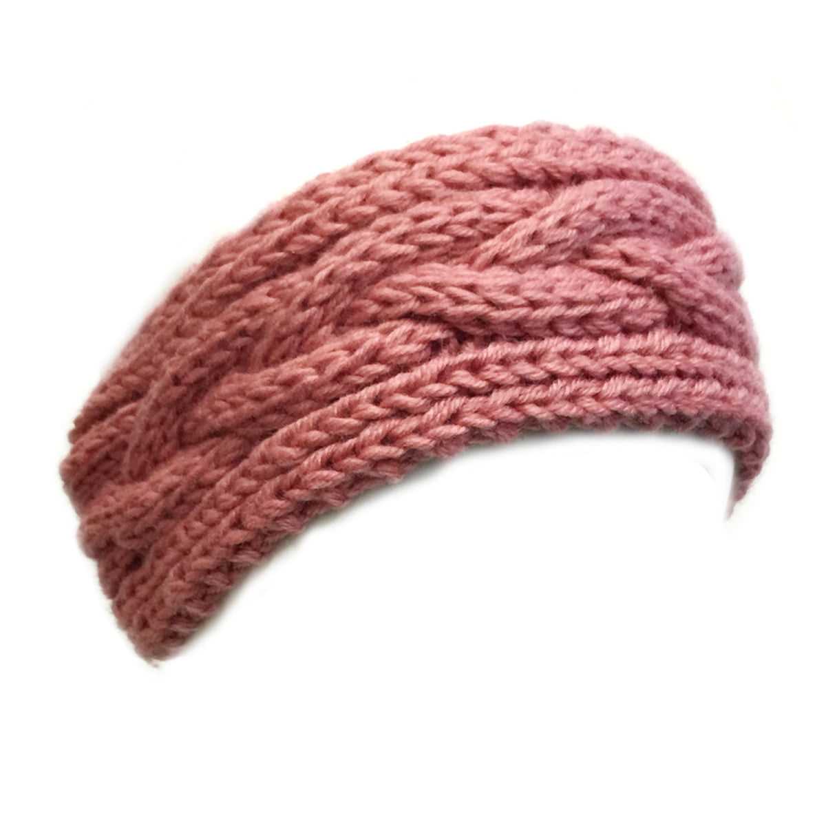 Free cable knit headband pattern