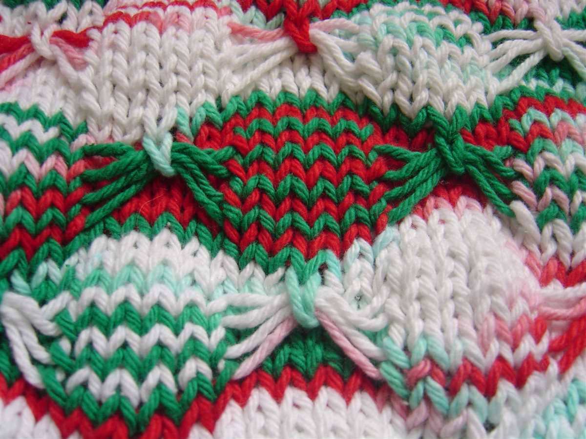 Free christmas scarf knitting patterns