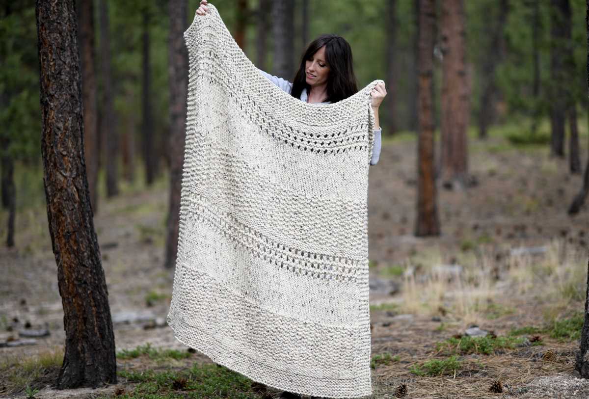 Free chunky blanket knitting patterns