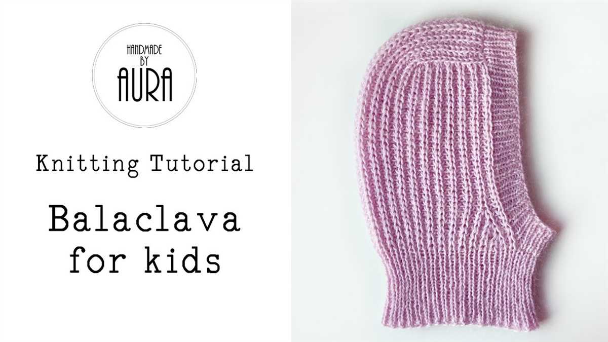 Free easy knitting pattern for a balaclava