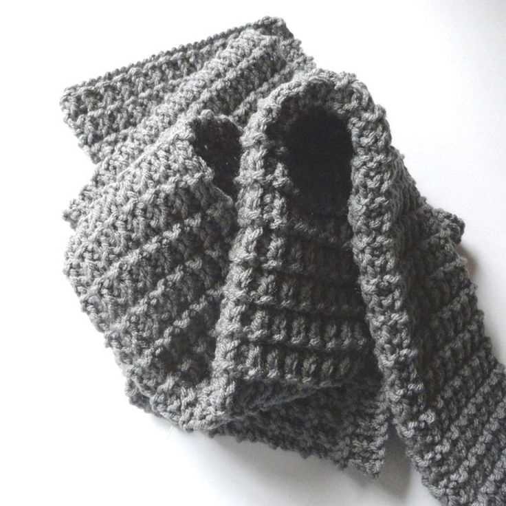 Free easy men's scarf knitting patterns