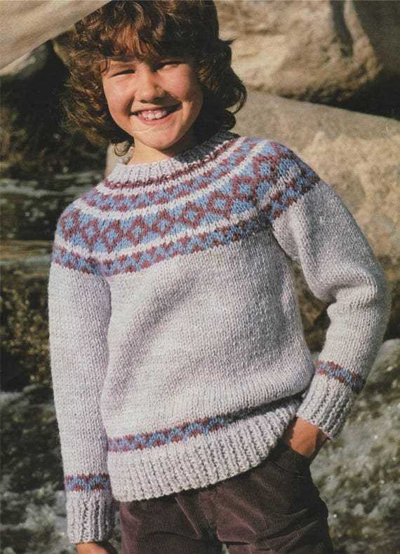 Free jumper knitting patterns to download