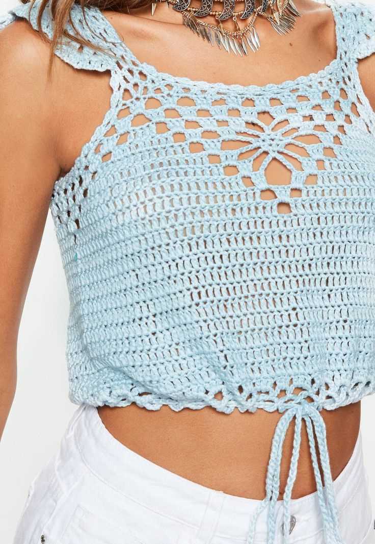 Free knit crop top pattern