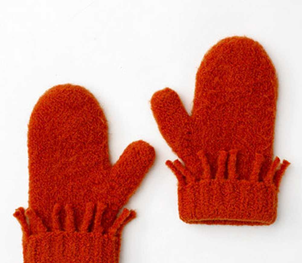 Free knit felted mitten pattern