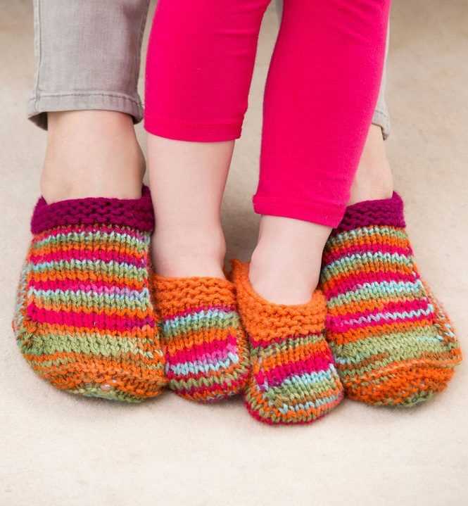 Free knit patterns for slippers