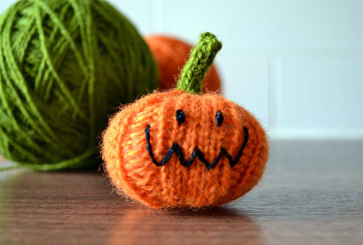 Free knit pumpkin patterns