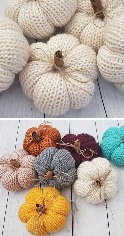 Free knit pumpkin patterns