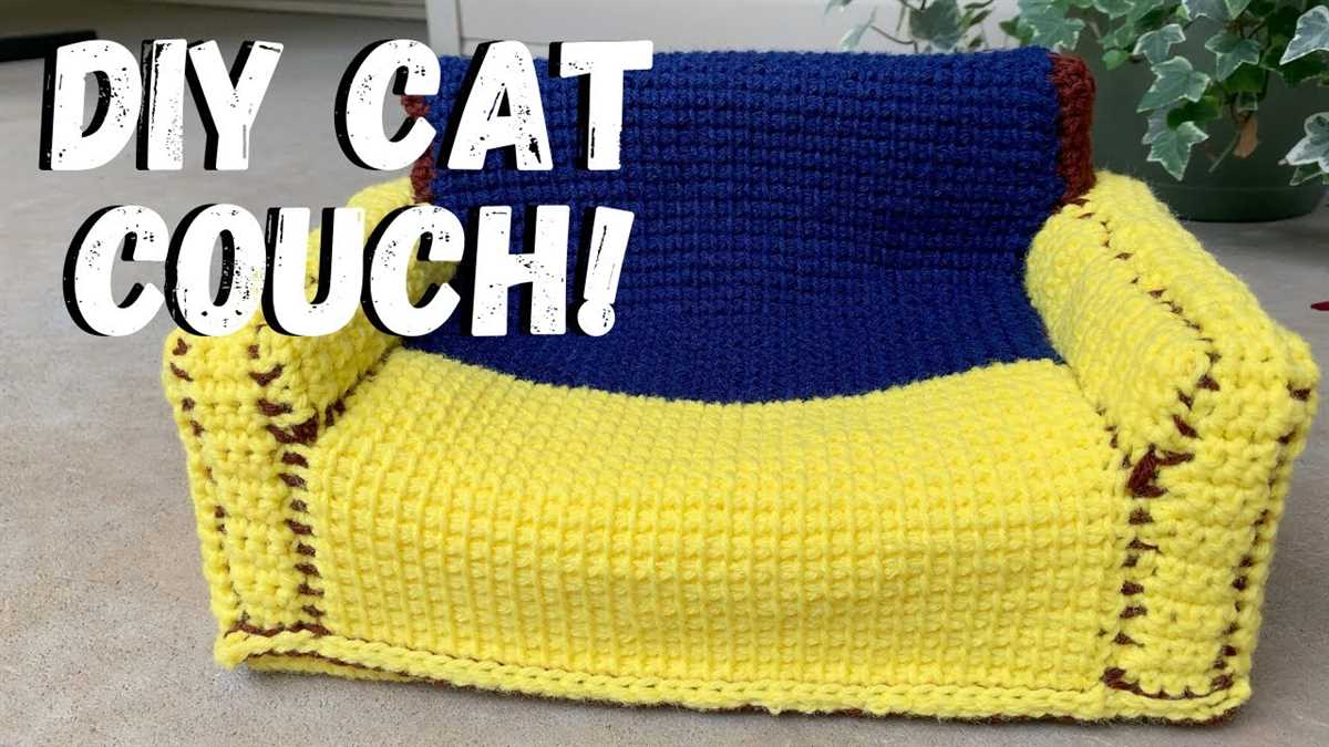Free knitted cat couch pattern