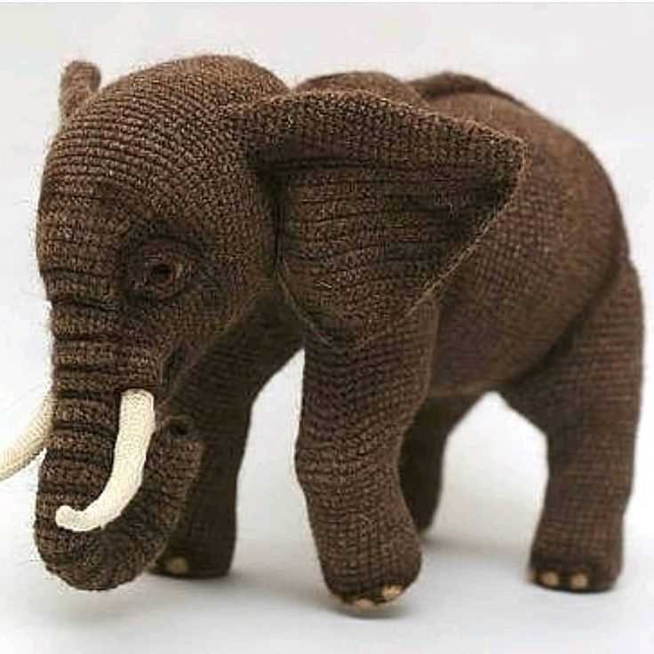 Free knitted elephant dishcloth pattern