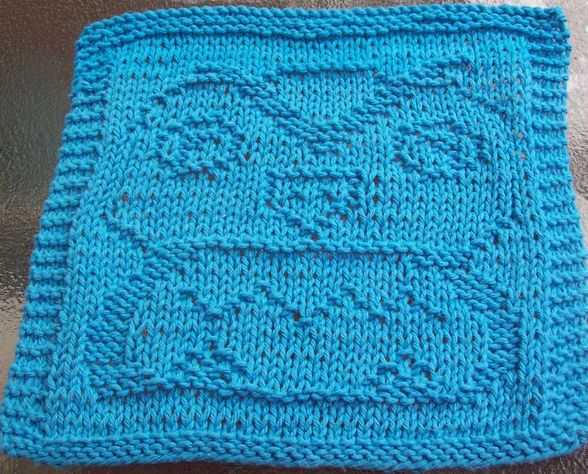 Free knitted elephant dishcloth pattern