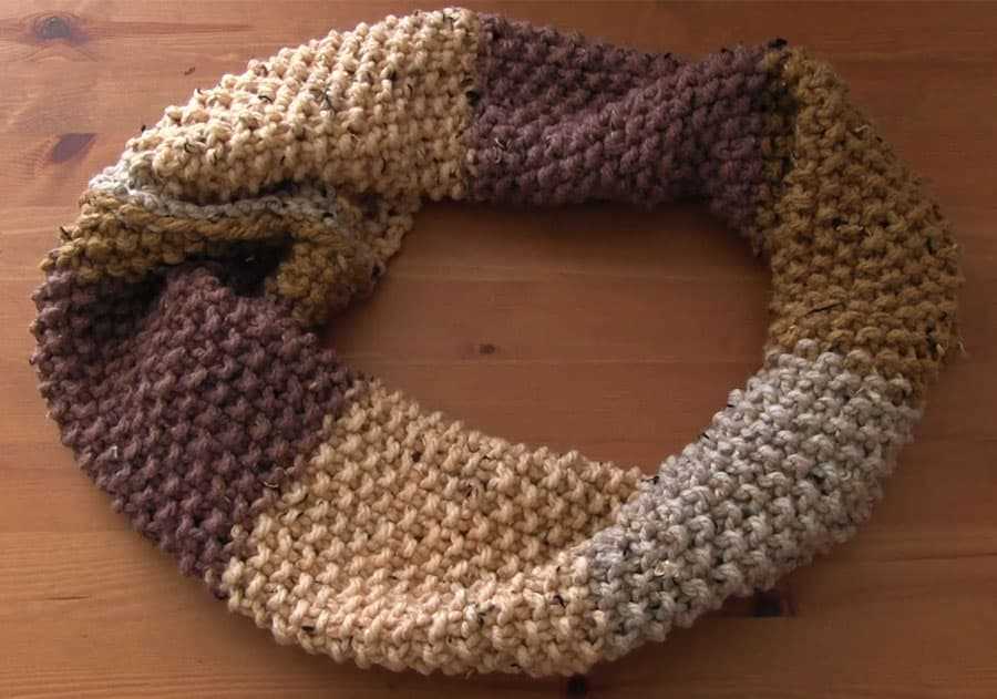 Free knitted lace infinity scarf patterns