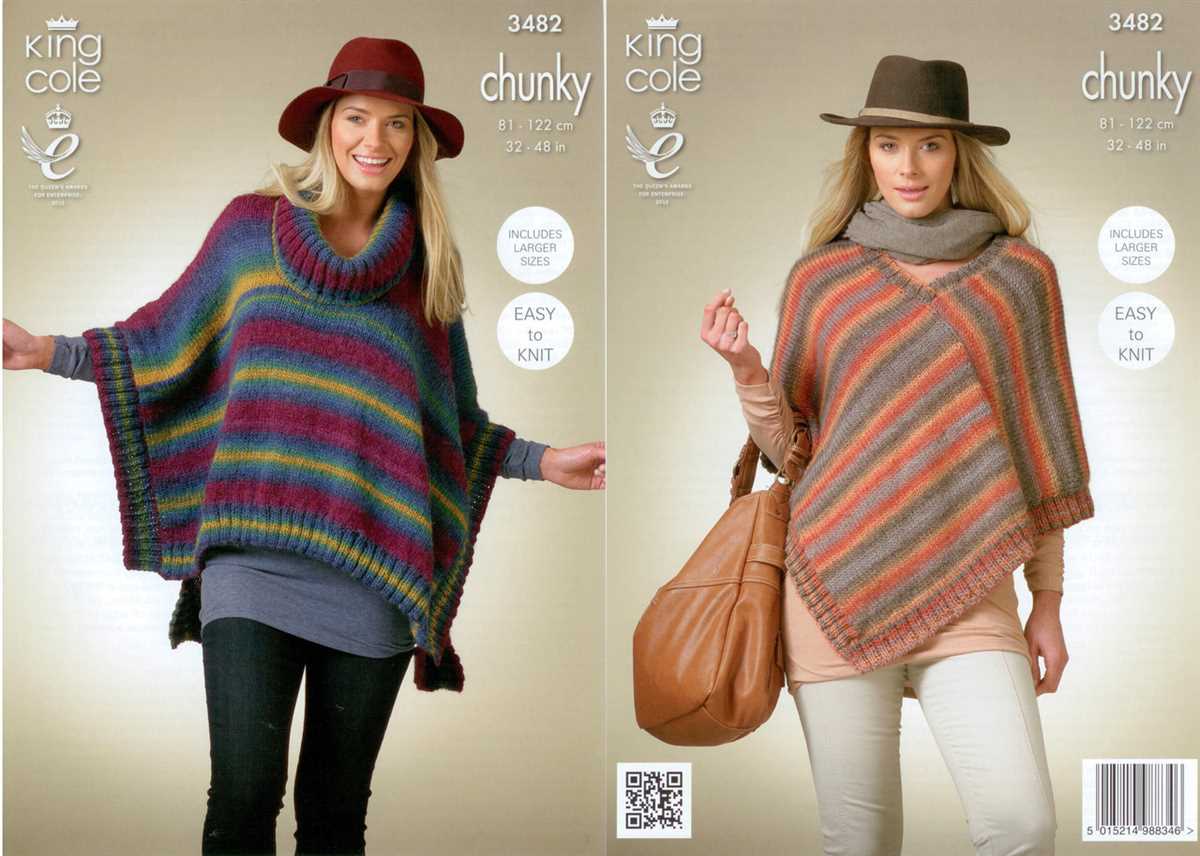 Free knitted poncho patterns for ladies
