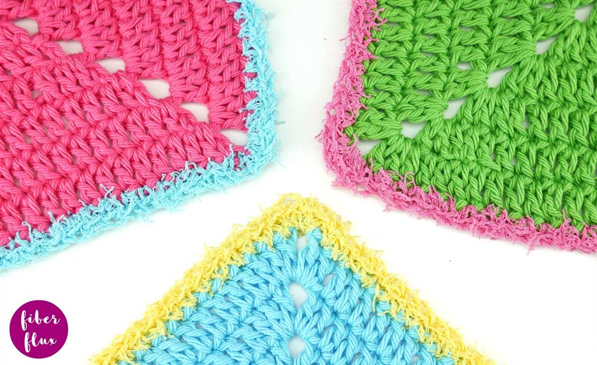 Free knitted round dishcloth patterns