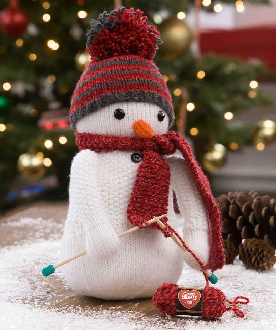 Free knitted snowman dishcloth patterns