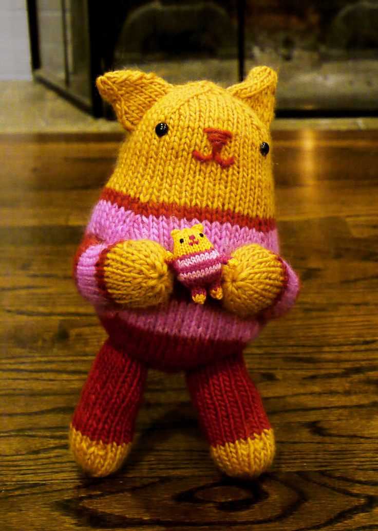 Free knitting pattern cats
