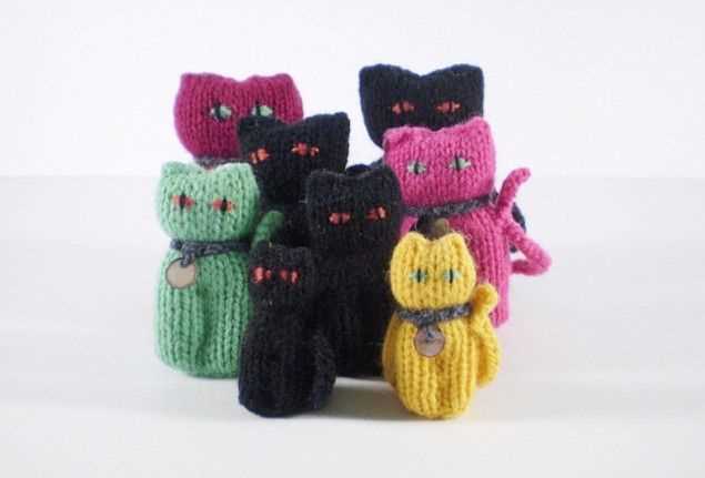 Free knitting pattern cats
