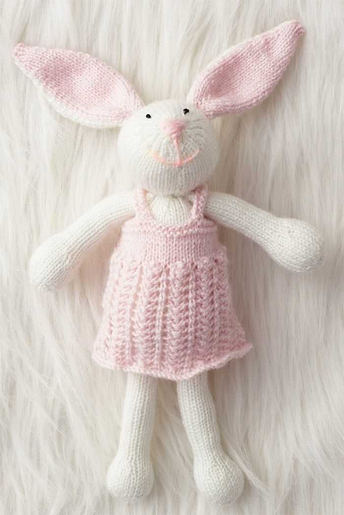 Free knitting pattern for bunny rabbit