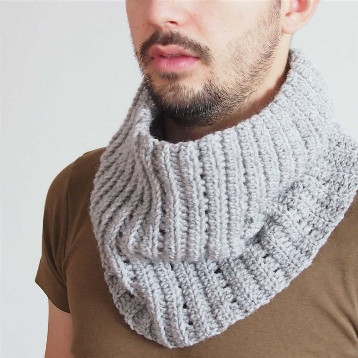 Free knitting pattern for mens neck warmer
