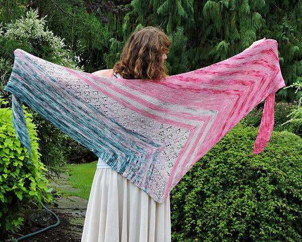 Free knitting pattern poncho shawl