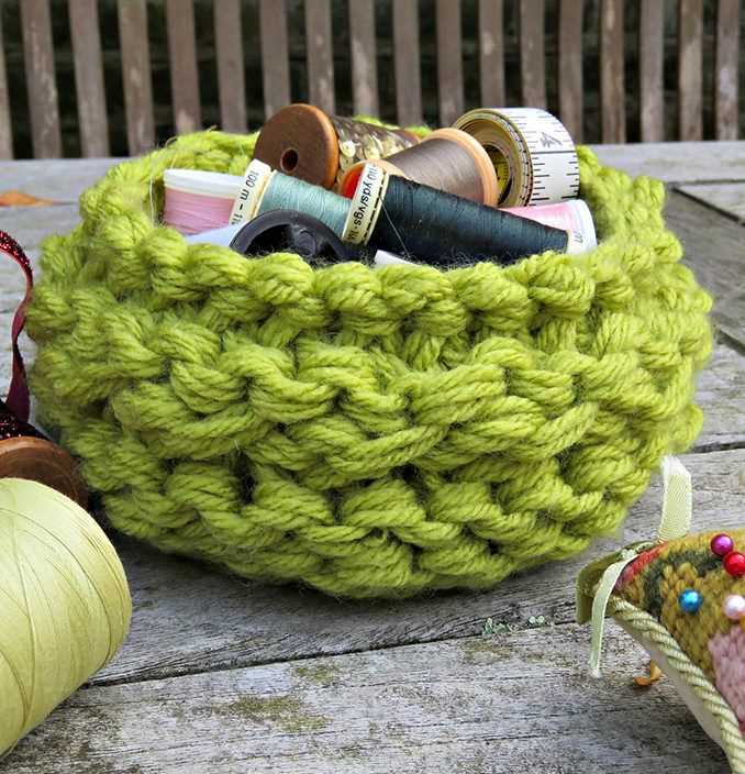 Free knitting patterns for baskets